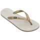 Tong Ipanema Classica Brasil II Beige/Gold