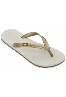Tong Ipanema Classica Brasil II Beige/Gold