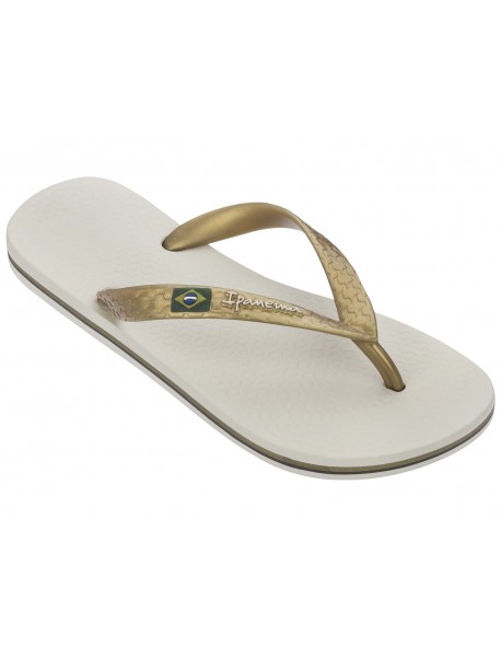 Tong Ipanema Classica Brasil II Beige/Gold