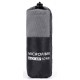 Serviette microfibre gris