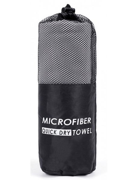 Serviette microfibre gris