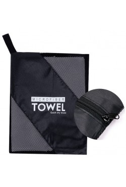 Serviette microfibre Gris