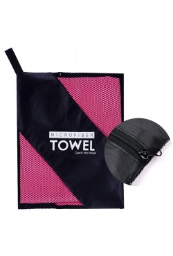 Serviette microfibre Rose