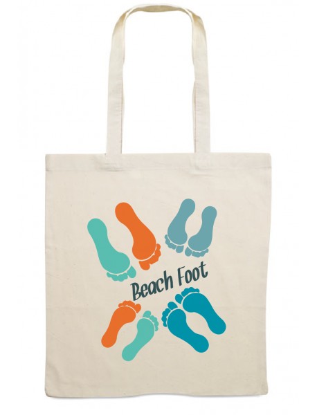 Tote Bag Beach Foot