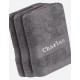 Drap de bain / Douche Ardoise avec broderie