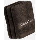 Drap de bain / Douche Café avec broderie