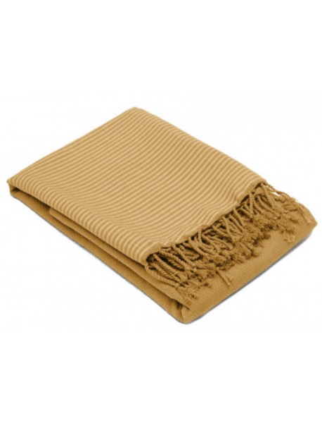 Fouta Nid D'abeille Curry