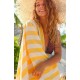Serviette de plage recyclée Delmor Ochre