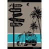 Serviette de plage Double avec un Van