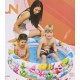 Piscine ronde 3 boudins 107x25cm