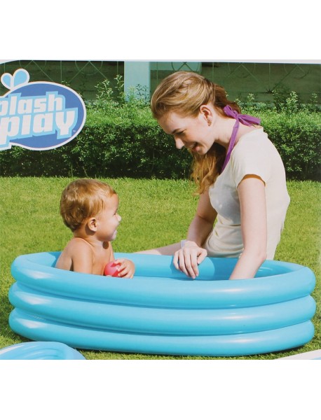 Piscine ovale 3 boudins-fond gonflable