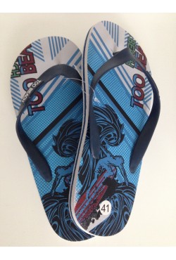 Tong Too Beach Luxe Bleu