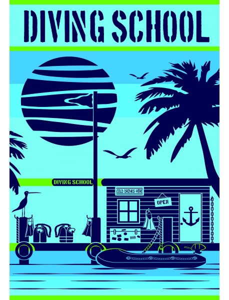 Drap de plage Deep Water maxi format