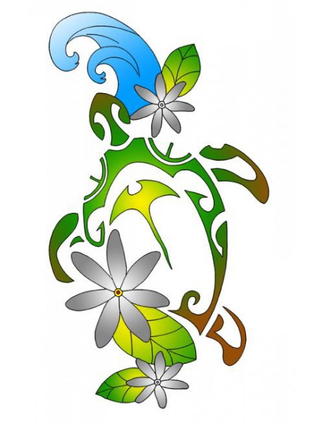 Paréo Polynésien VT53 White