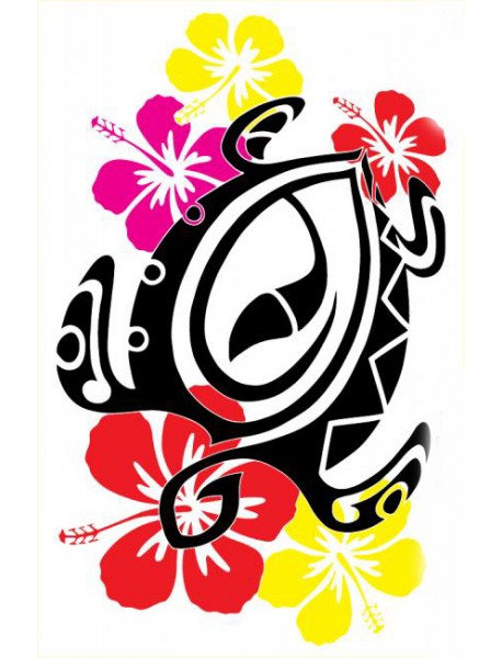 Paréo Polynésien VT87 White