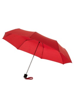 Parapluie 21.5" - 3 sections, rouge