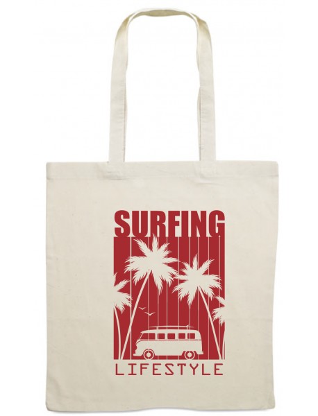 Tote Bag Surfing Life Style