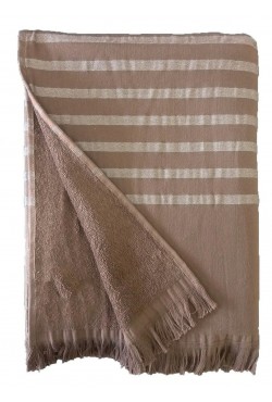 Fouta Alanya Taupe 80x150cm